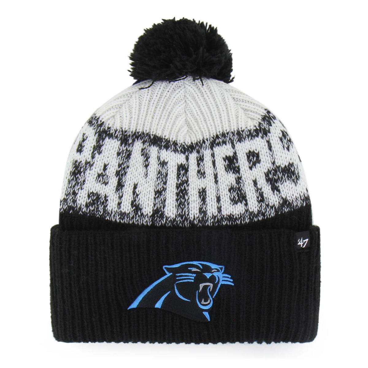 NFL Carolina Panthers '47 Bone Chill Knit- Black