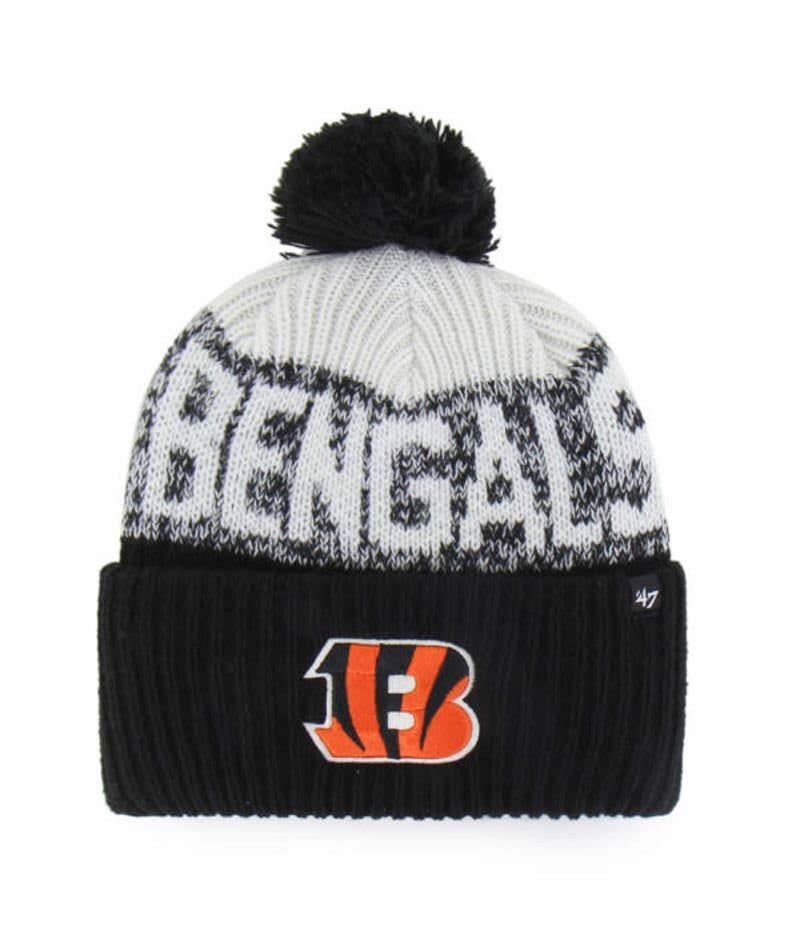 NFL Cincinnati Bengals '47 Bone Chill Knit- Black