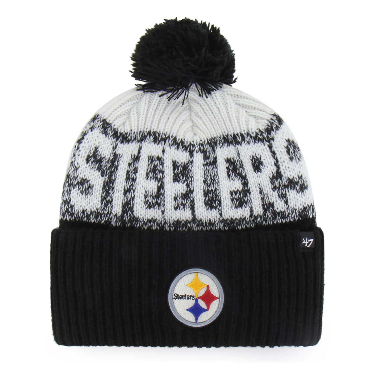 NFL Pittsburgh Steelers '47 Bone Chill Knit- Black