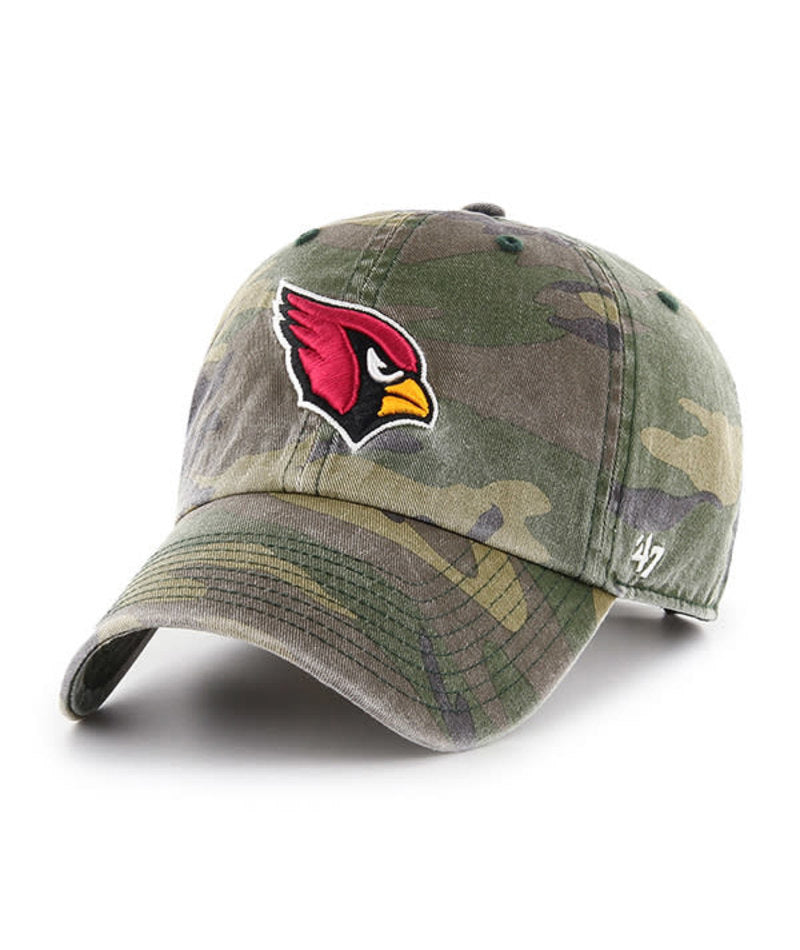 NFL Arizona Cardinals '47 Camo Clean Up Adjustable Hat- Camo
