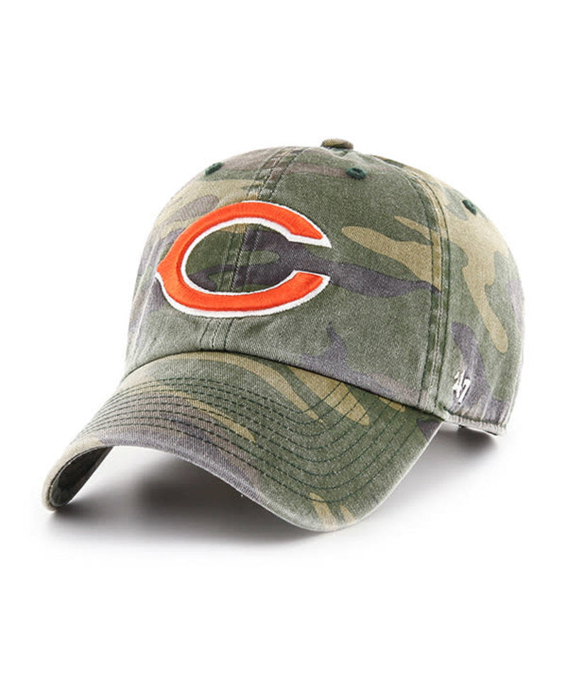 NFL Chicago Bears '47 Camo Clean Up Adjustable Hat- Camo