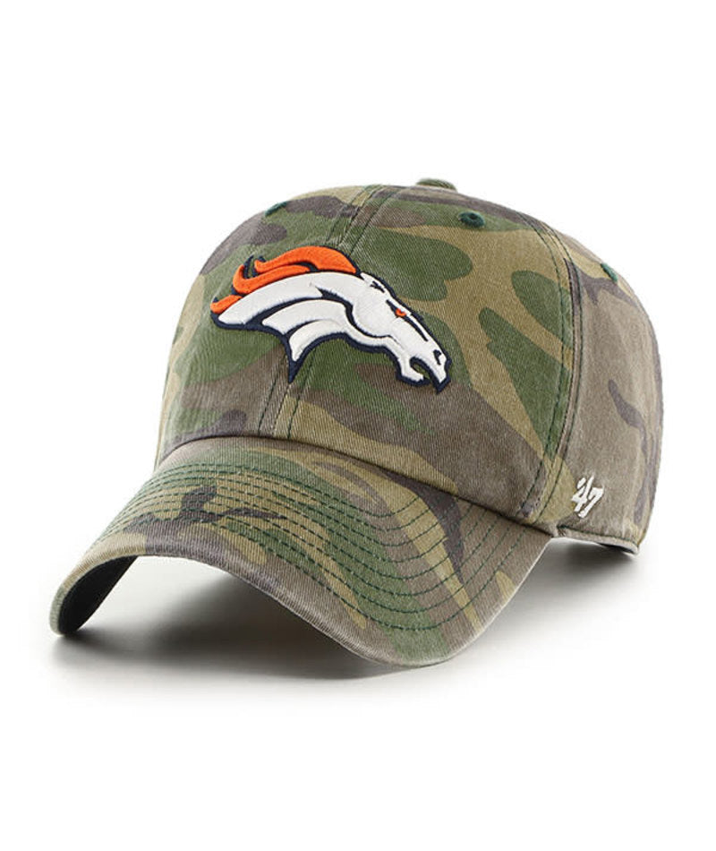 NFL Denver Broncos '47 Camo Clean Up Adjustable Hat- Camo
