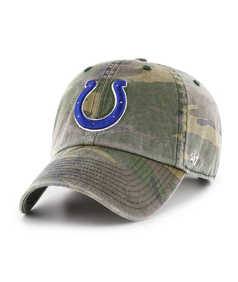 NFL Indianapolis Colts '47 Camo Clean Up Adjustable Hat- Camo