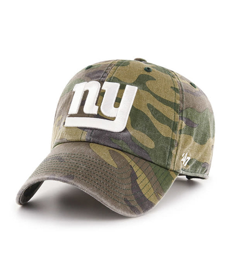 NFL New York Giants '47 Camo Clean Up Adjustable Hat- Camo