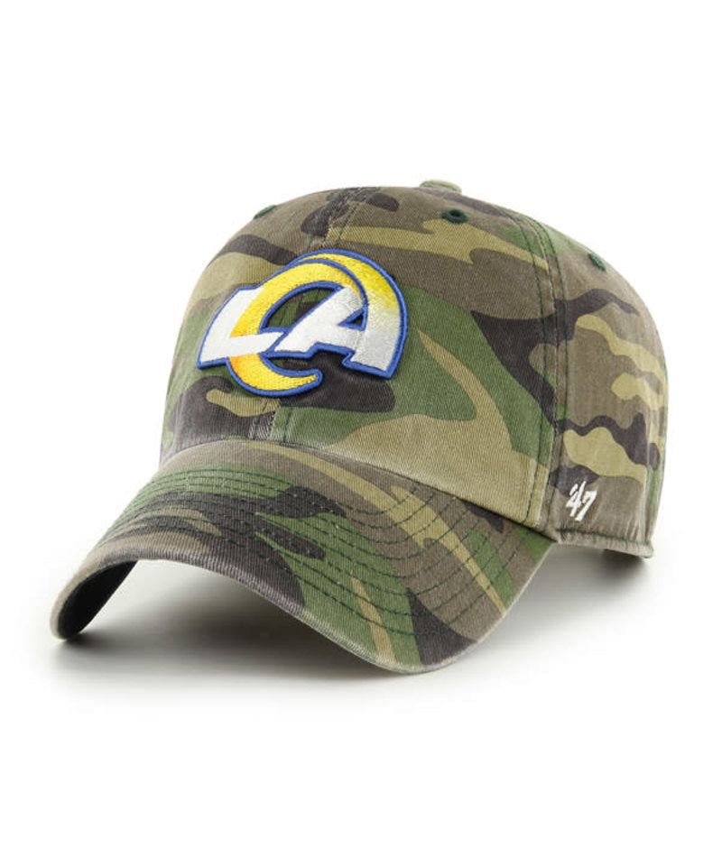 NFL Los Angeles Rams '47 Camo Clean Up Adjustable Hat- Camo