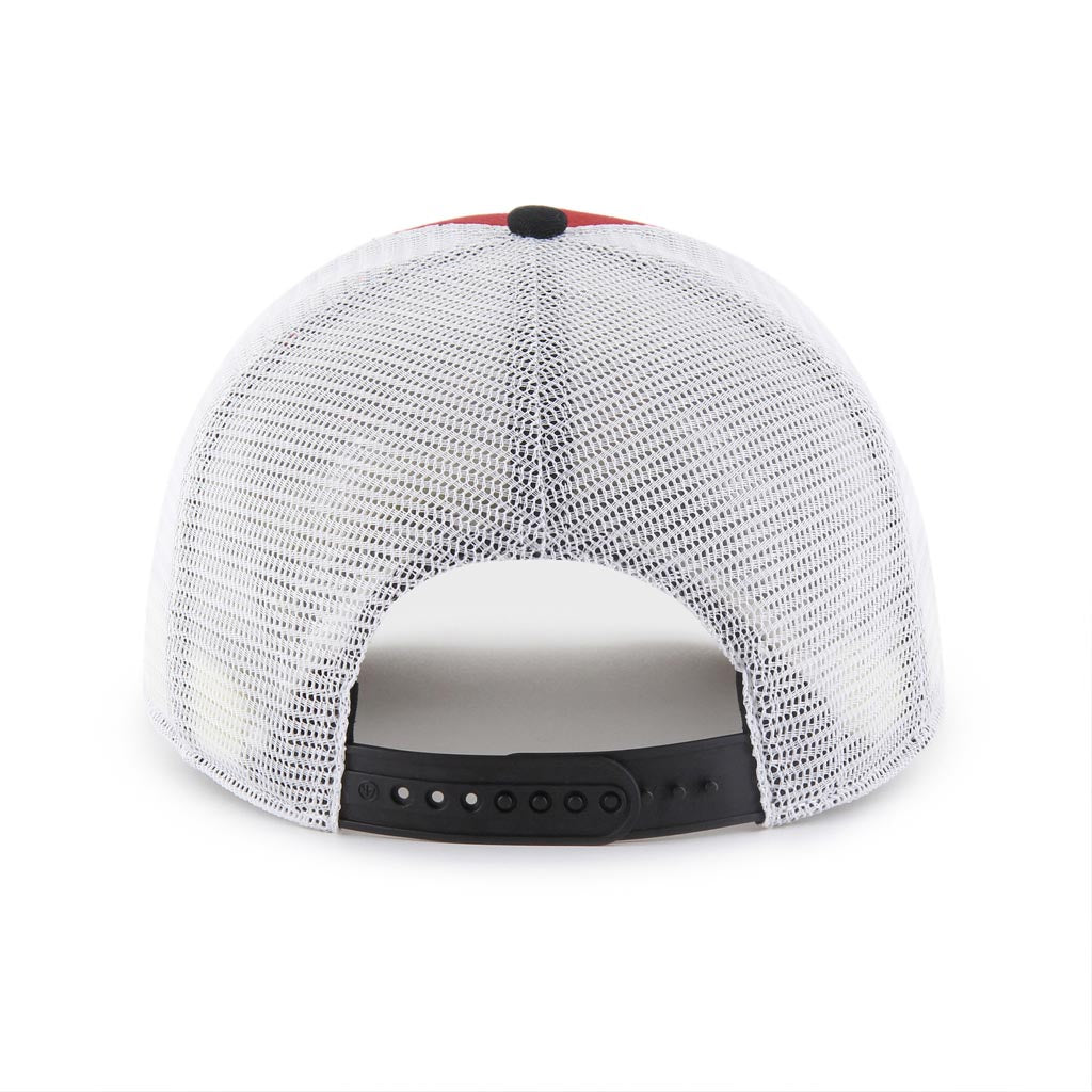 NFL Arizona Cardinals '47 Double Header Stripe Hitch Snapback Trucker Hat - Red