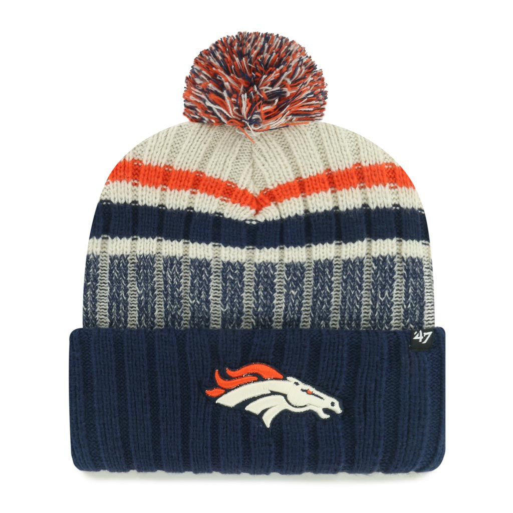 NFL Denver Broncos '47 Long Range Cuff Knit Hat - Navy