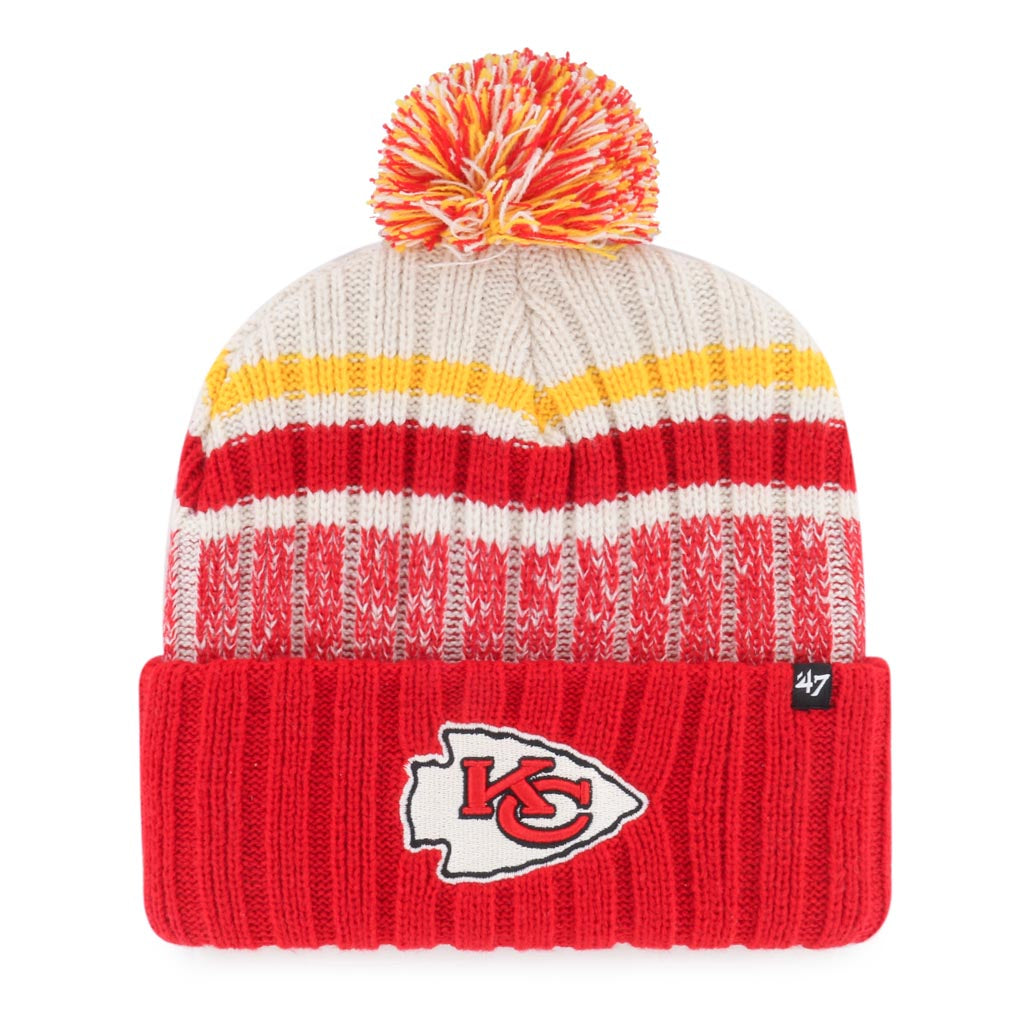 NFL Kansas City Chiefs '47 Long Range Cuff Knit Hat - Red
