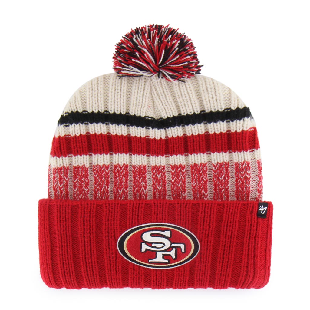 NFL San Francisco 49ers '47 Long Range Cuff Knit Hat - Red