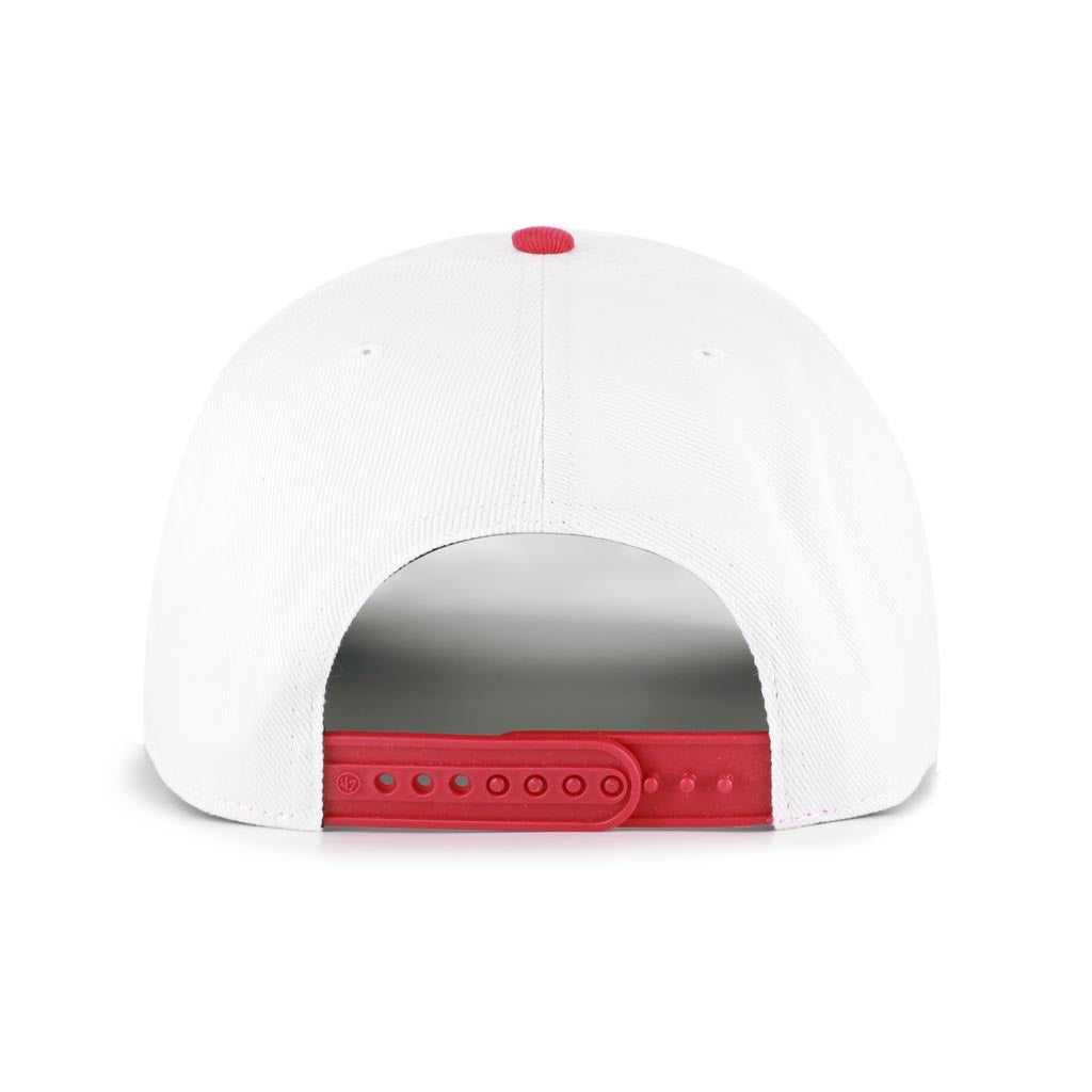 NFL Arizona Cardinals '47 Two-Tone Prime Play Hitch Snapback Hat - White