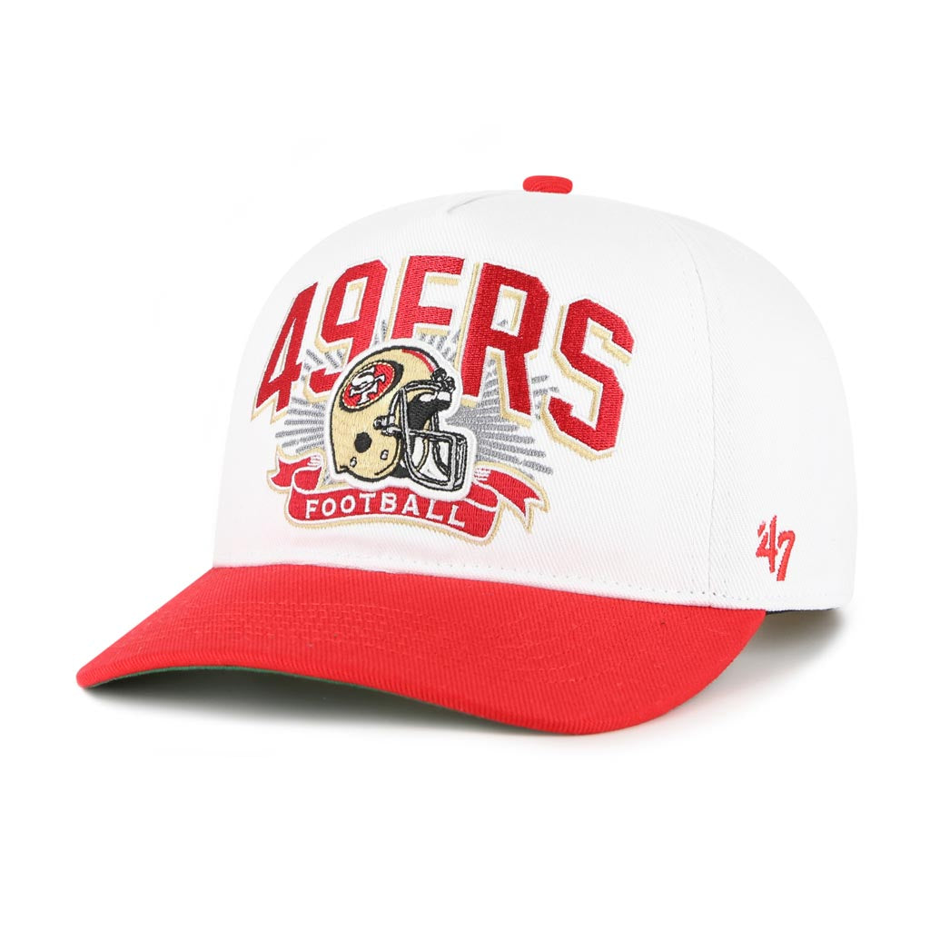 NFL San Francisco 49ers '47 Two-Tone Prime Play Hitch Snapback Hat - White