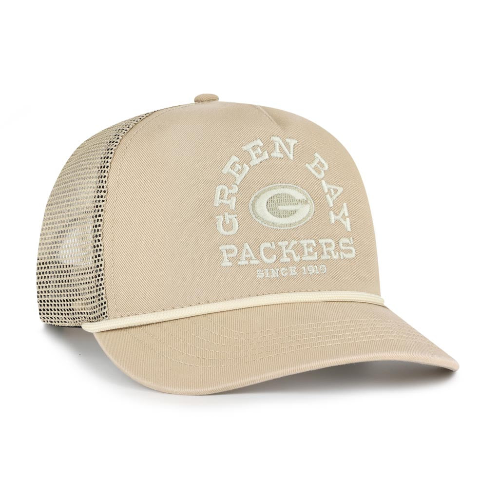 NFL Green Bay Packers Nike Ranchero Mesh Hitch Snapback Trucker Hat - Khaki