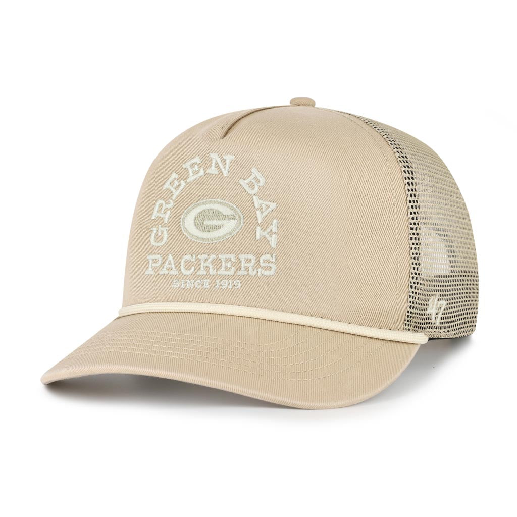 NFL Green Bay Packers Nike Ranchero Mesh Hitch Snapback Trucker Hat - Khaki