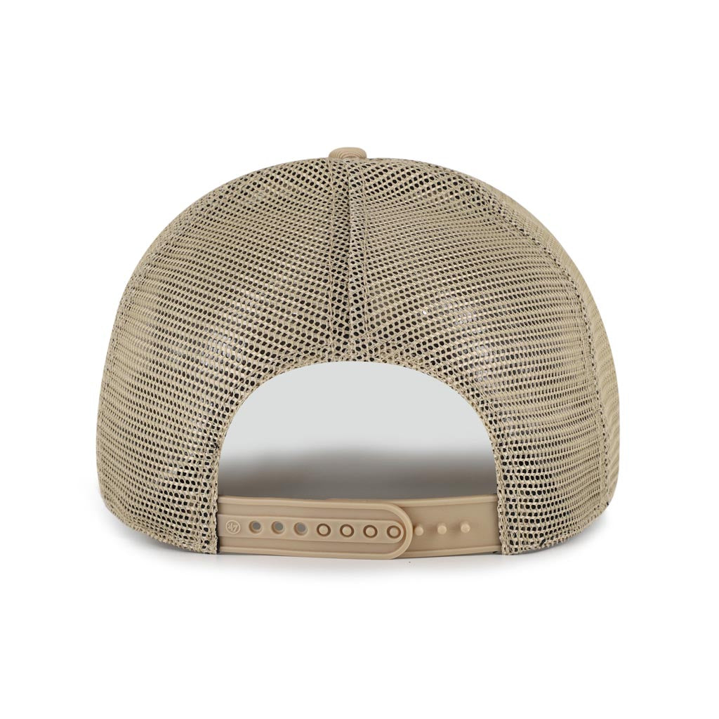 NFL San Francisco 49ers Nike Ranchero Mesh Hitch Snapback Trucker Hat - Khaki