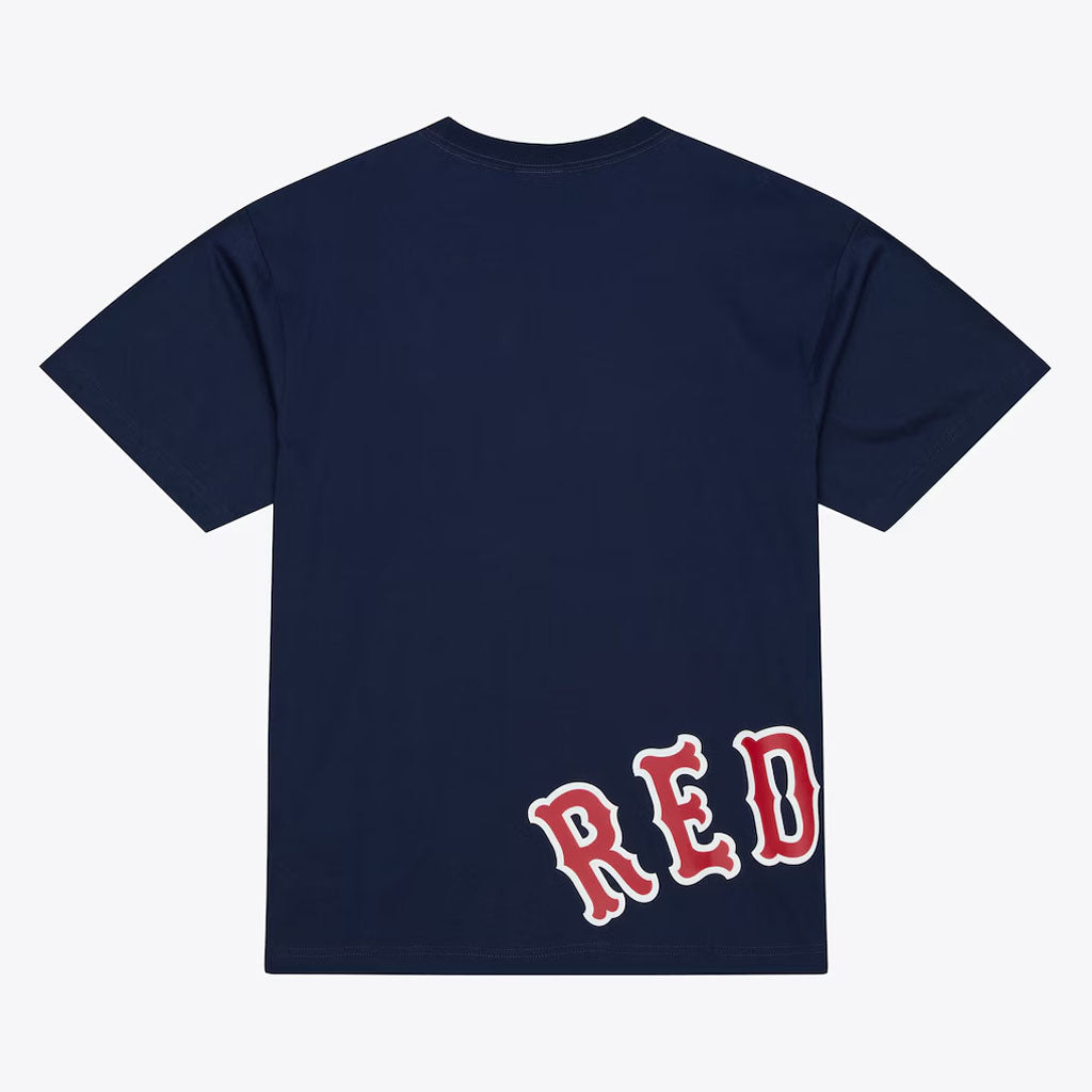 MLB Boston Red Sox Mitchell & Ness Playoff Win Premium T-Shirt - Navy