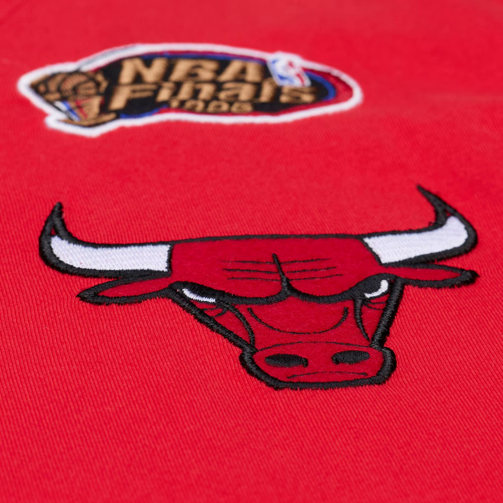 NBA Chicago Bulls Mitchell & Ness Playoff Win Premium T-Shirt - Red