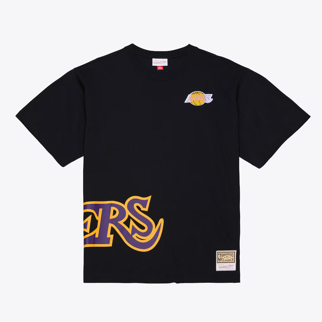 NBA Los Angeles Lakers Mitchell & Ness Playoff Win Premium T-Shirt - Black