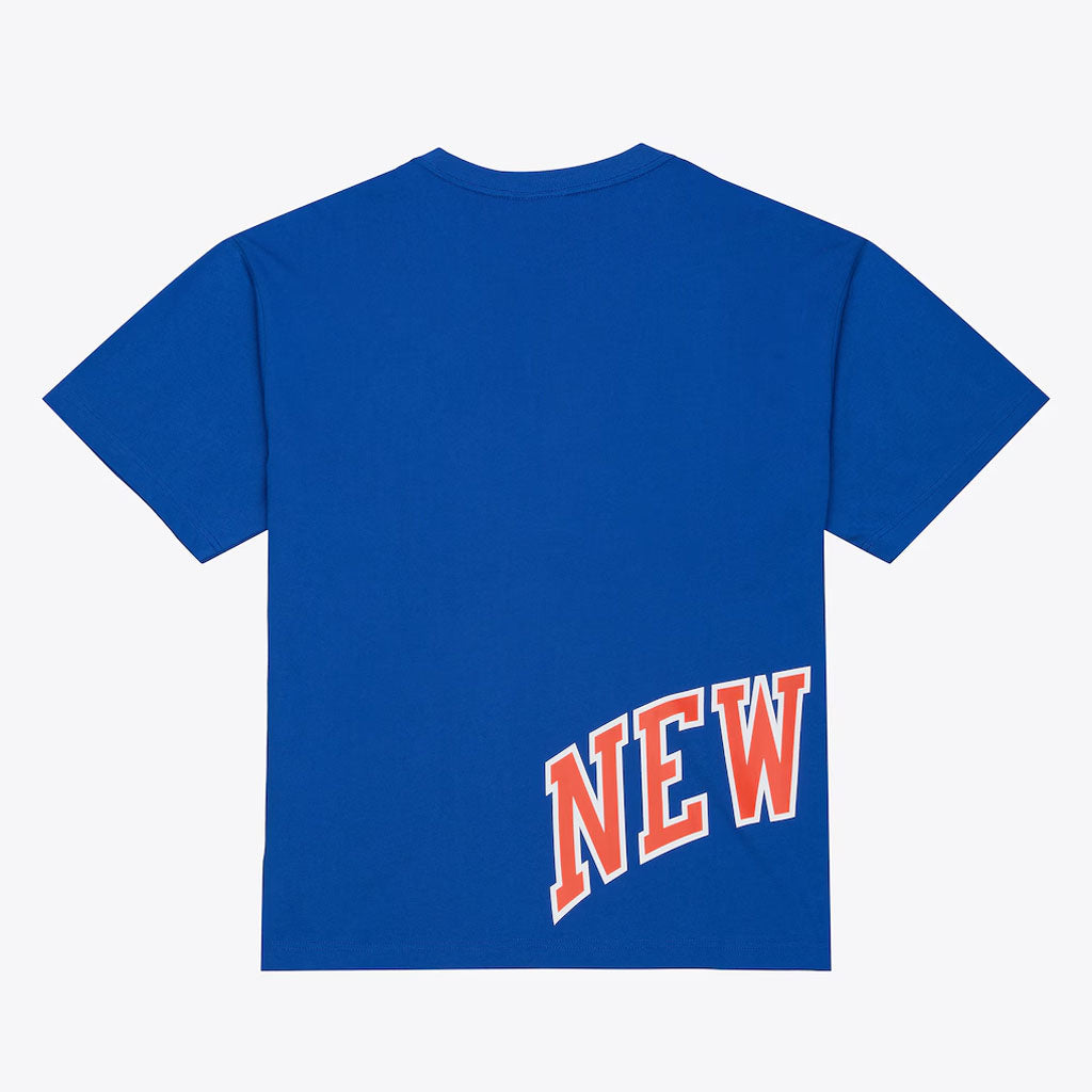 NBA New York Knicks Mitchell & Ness Playoff Win Premium T-Shirt - Blue