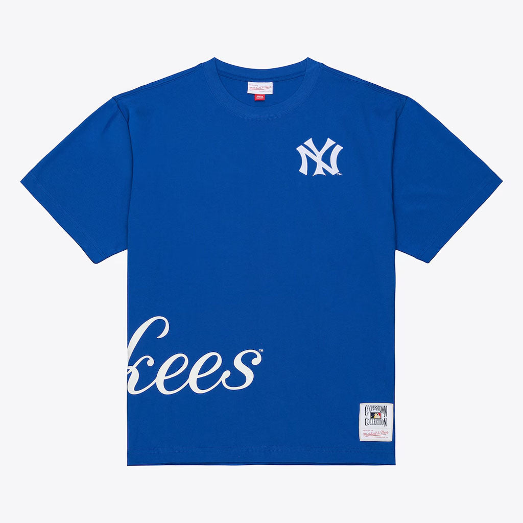 MLB New York Yankees Mitchell & Ness Playoff Win Premium T-Shirt - Navy