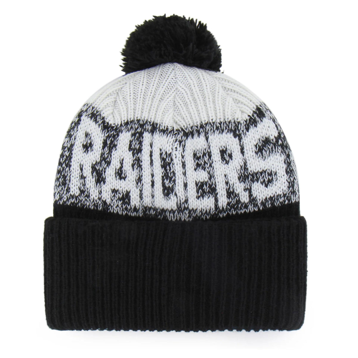 NFL Las Vegas Raiders '47 Throwback Bone Chill Knit- Black
