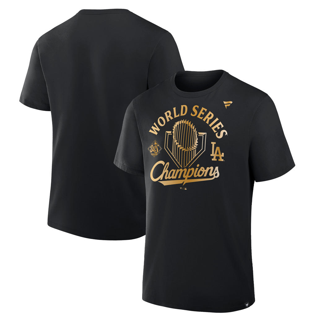 MLB Los Angeles Dodgers Fanatics 2025 World Series Champions Parade T-Shirt - Black