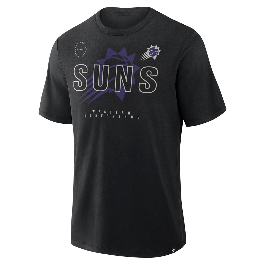 NBA Phoenix Suns Fanatics Box and One Slub T-Shirt - Black