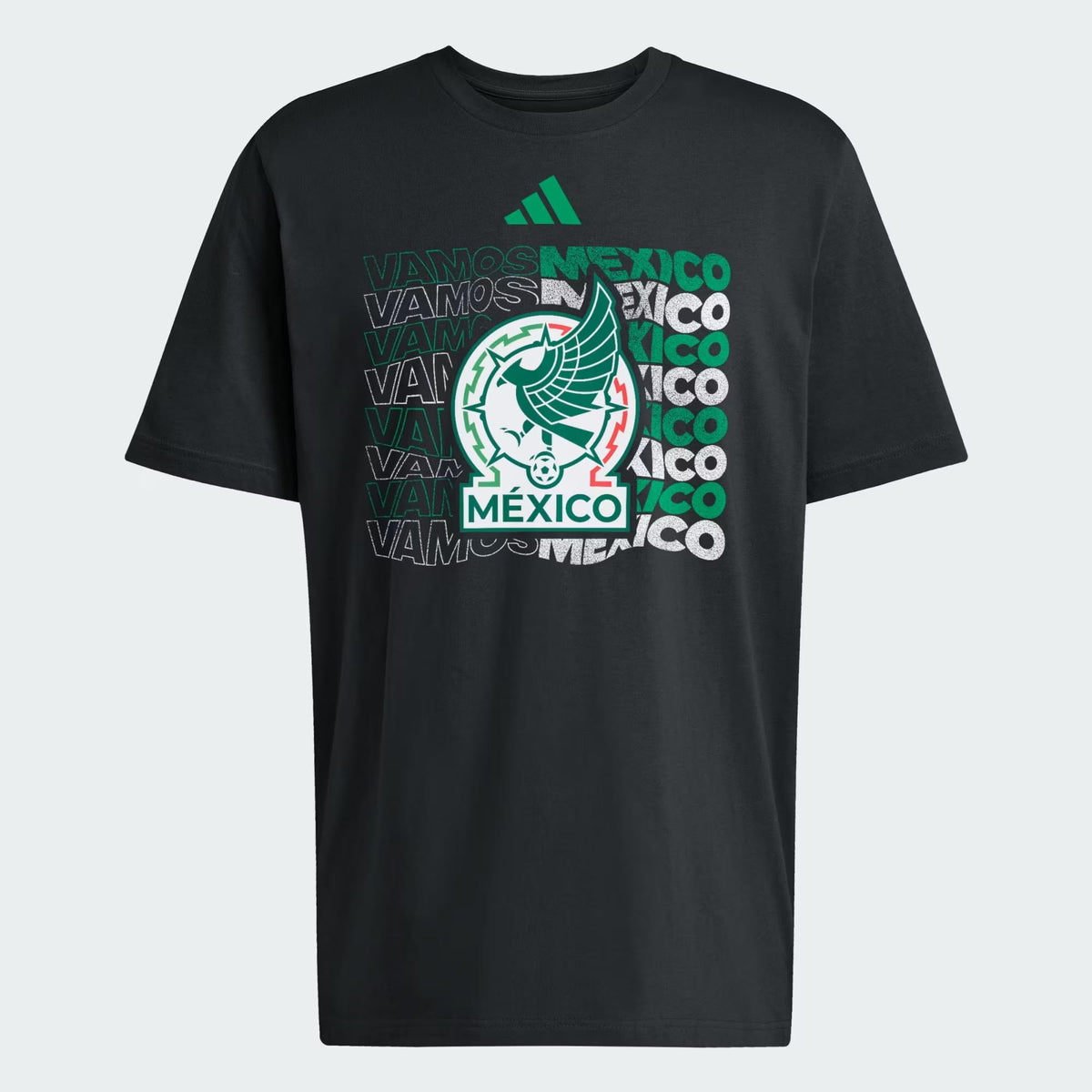 Mexico National Team Adidas World Cup 2026 Supporter T-Shirt- Black