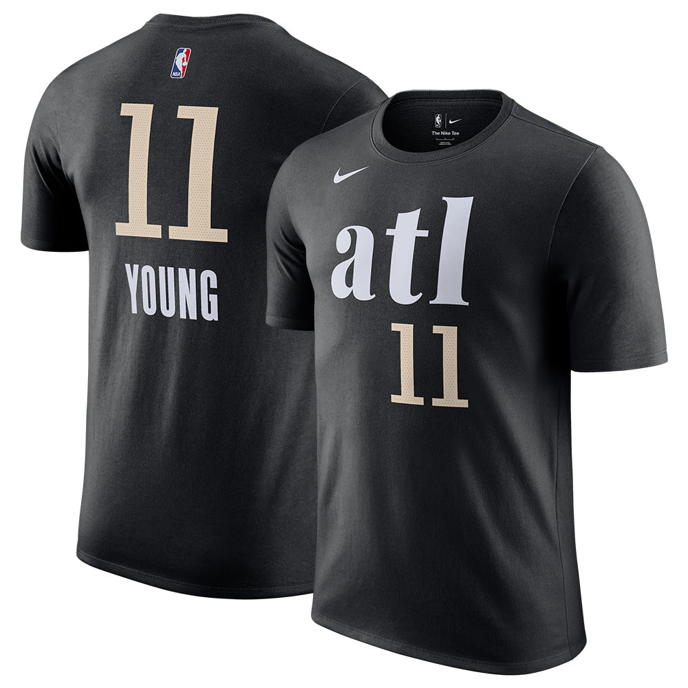 NBA Atlanta Hawks Trae Young Nike 2023/24 City Edition Name &amp; Number Tee