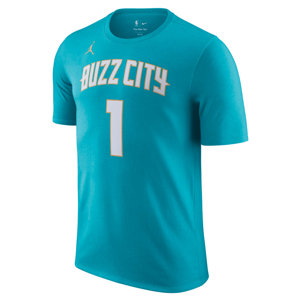 NBA Charlotte Hornets Lamello Ball Nike 2023/24 City Edition Name &amp; Number Tee