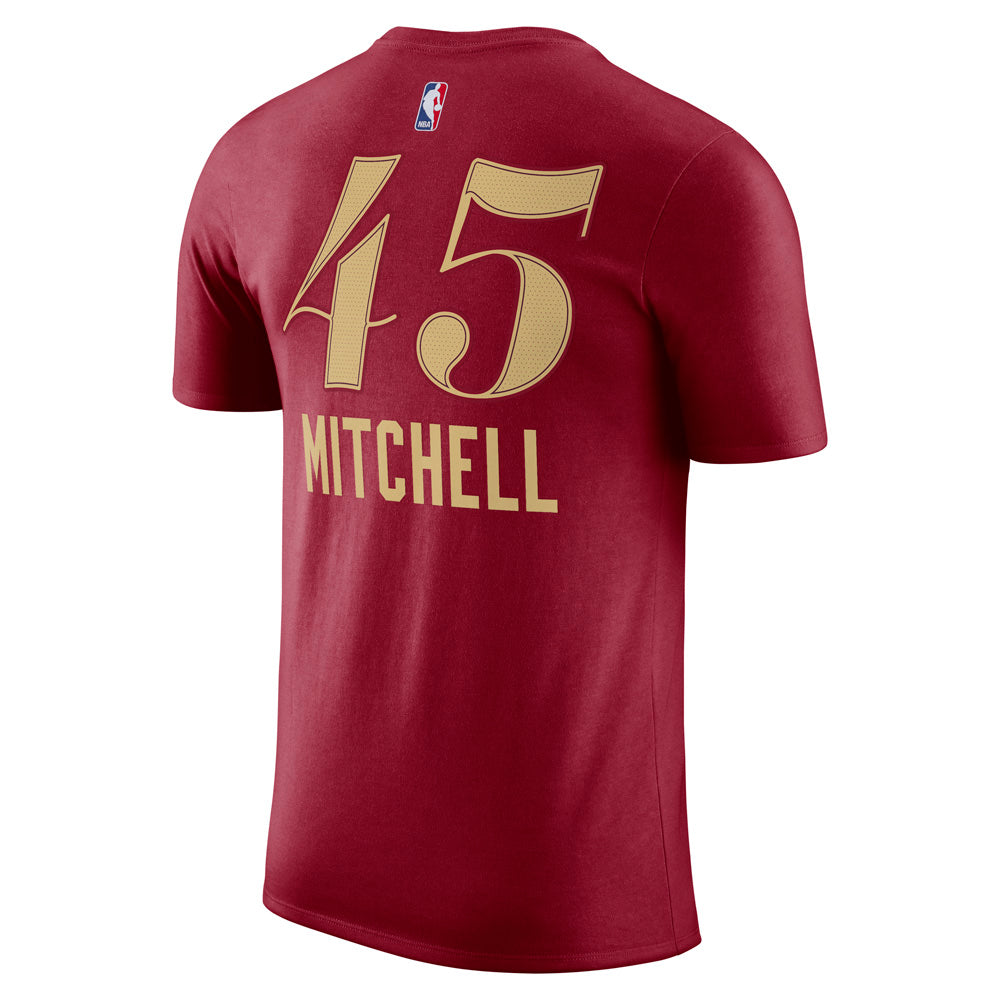 NBA Cleveland Cavaliers Donovan Mitchell Nike 2023/24 City Edition Name &amp; Number Tee