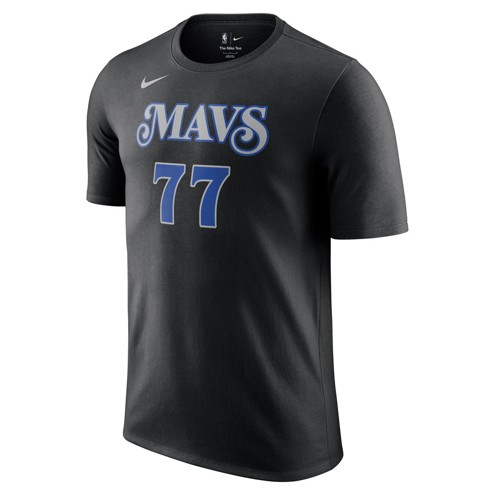 NBA Dallas Mavericks Luka Dončić Nike 2023/24 City Edition Name &amp; Number Tee