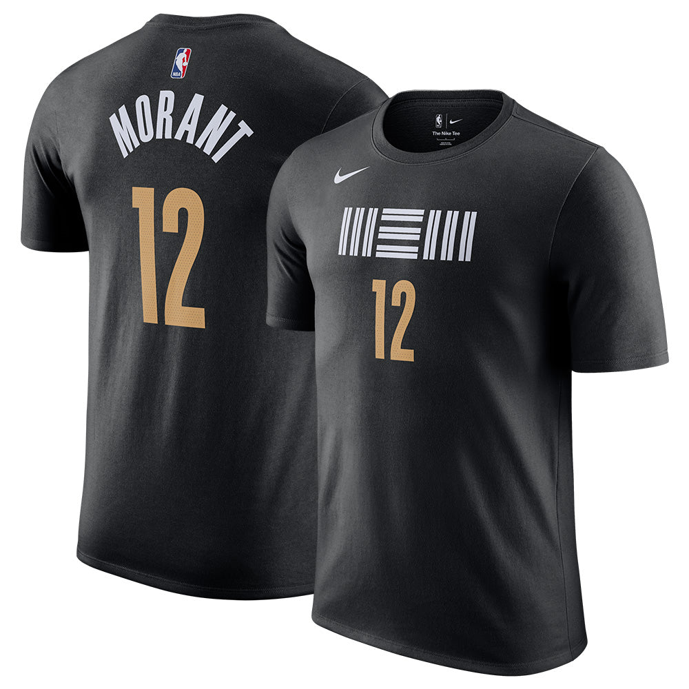 NBA Memphis Grizzlies Ja Morant Nike 2023/24 City Edition Name &amp; Number Tee