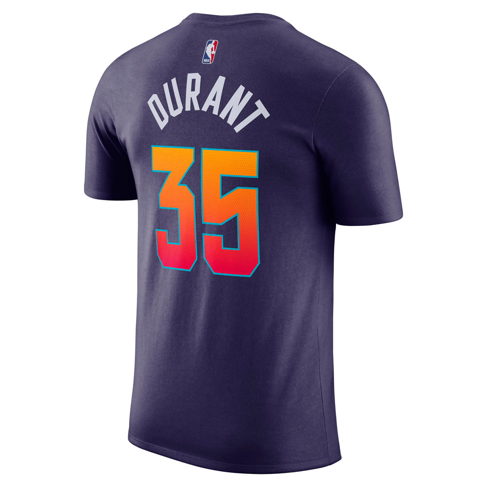 NBA Phoenix Suns Kevin Durant Nike 2023/24 City Edition Name &amp; Number Tee