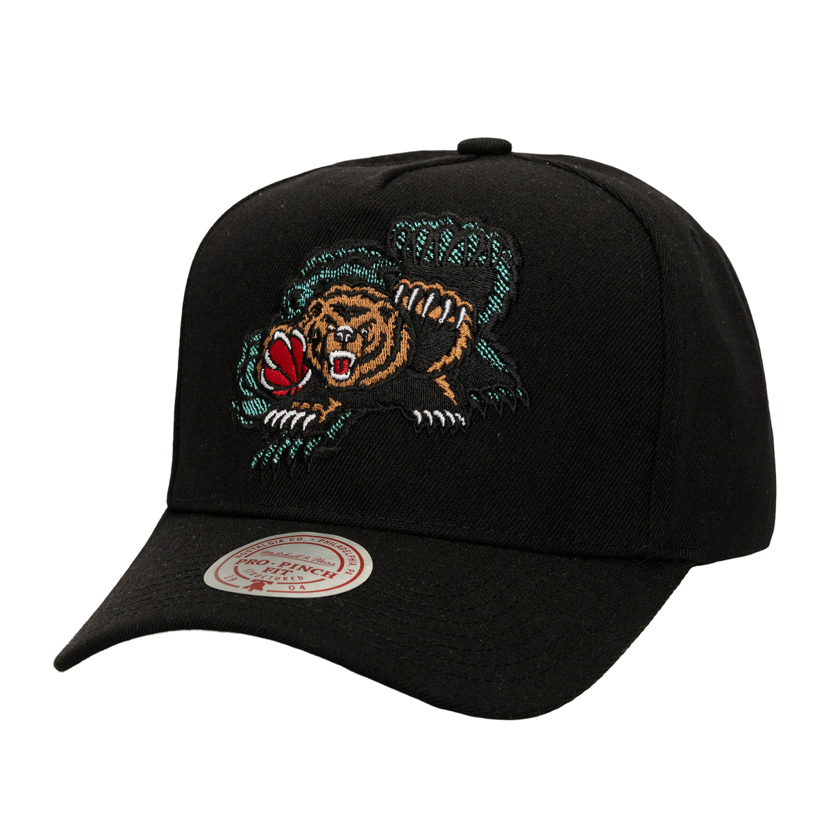 NBA Memphis Grizzlies Mitchell & Ness Tilted Pro Snapback Hat - Black