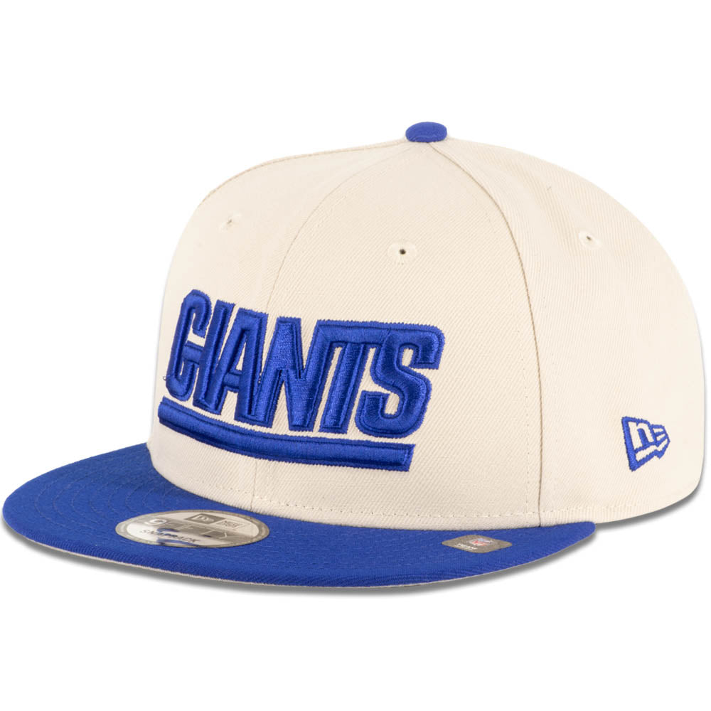 NFL New York Giants New Era Two-Tone Stone Color Focus 9FIFTY Snapback