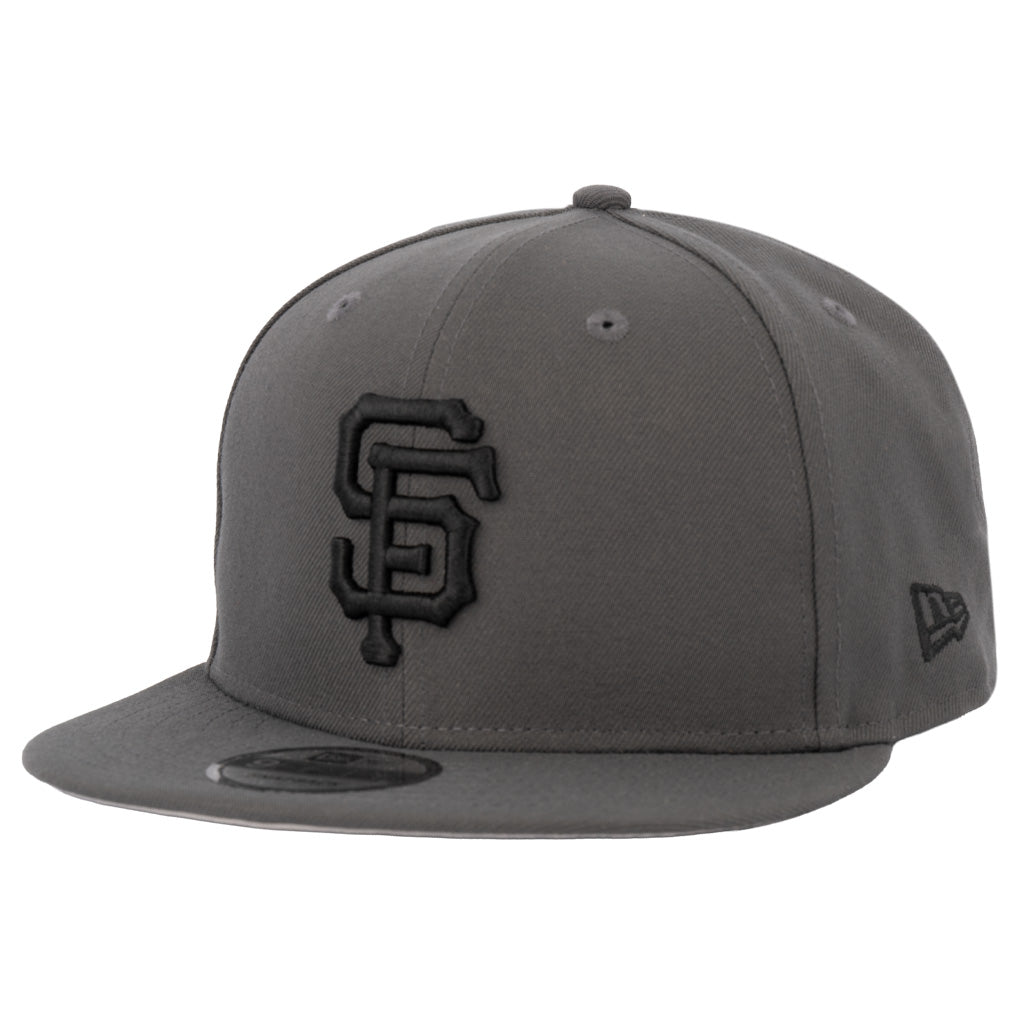 MLB San Francisco Giants New Era Gray Prestige 9FIFTY Snapback Hat - Graphite