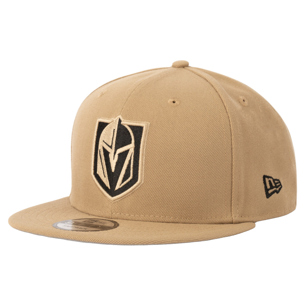 NHL Vegas Golden Knights New Era Mocha 9FIFTY Snapback Hat - Khaki