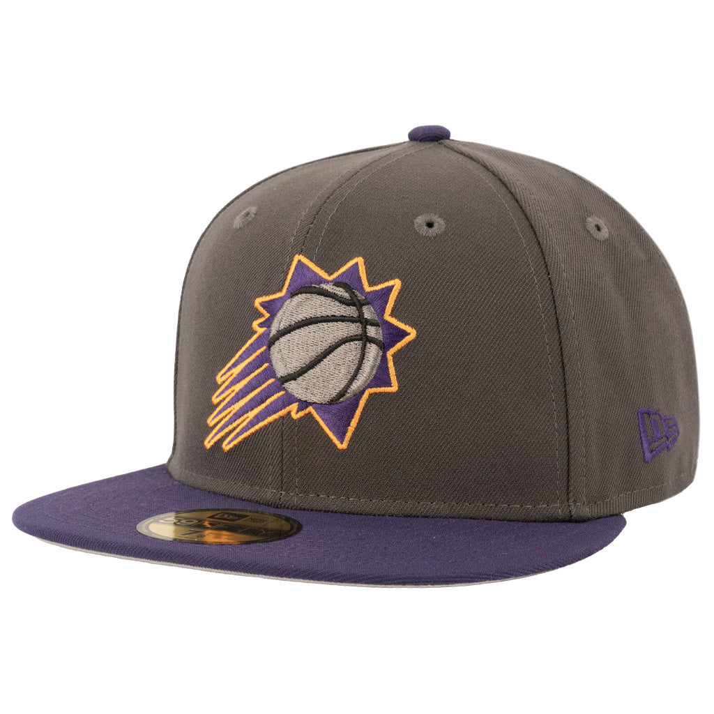 NBA Phoenix Suns New Era Two-Tone Graphite & Purple 59FIFTY Fitted Hat - Graphite