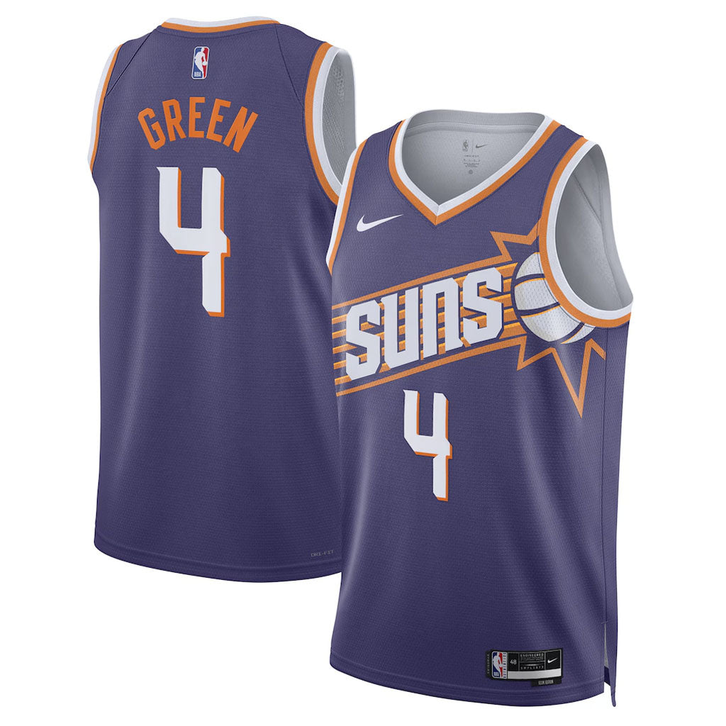 NBA Phoenix Suns Jalen Green Nike Icon Swingman Jersey - Purple