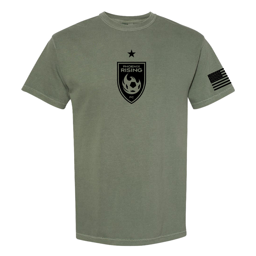 Phoenix Rising Comfort Colors 2026 Military Appreciation T-Shirt - Green