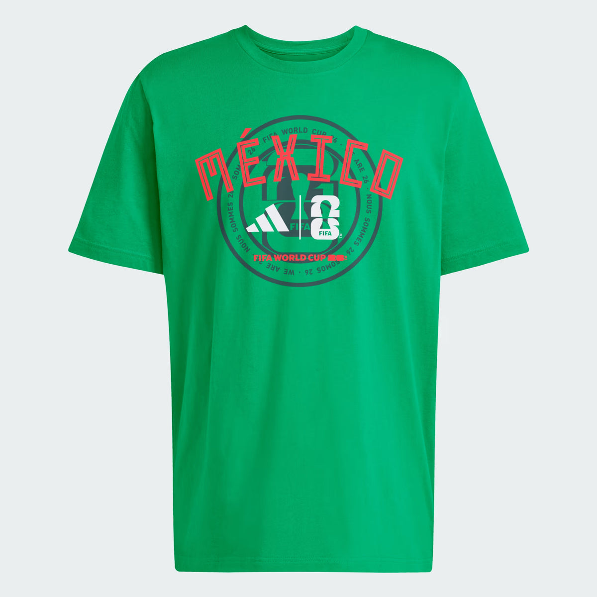 Mexico National Team Adidas World Cup 2026 Qualifier T-Shirt- Green