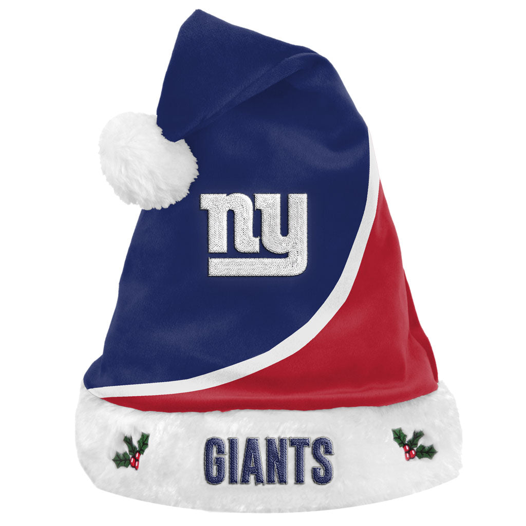 NFL New York Giants FOCO Colorblock Santa Hat