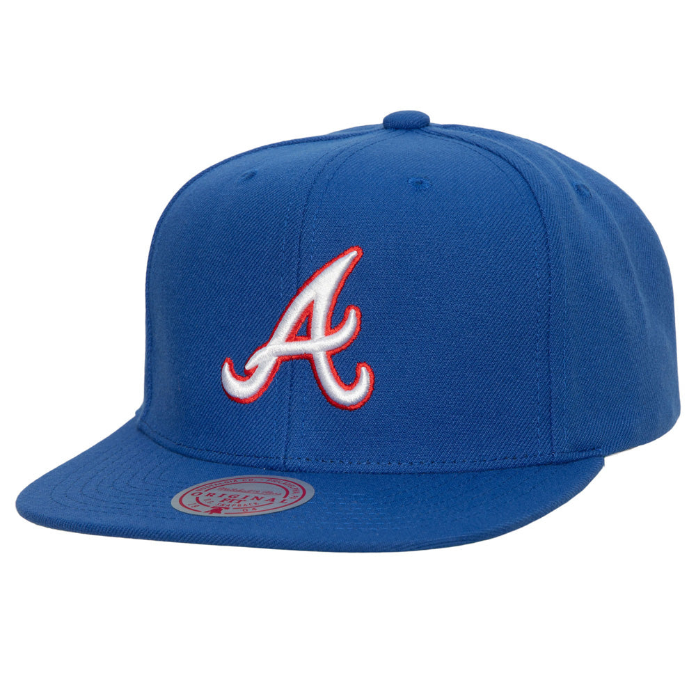 MLB Atlanta Braves Mitchell &amp; Ness Cooperstown Logo Snapback