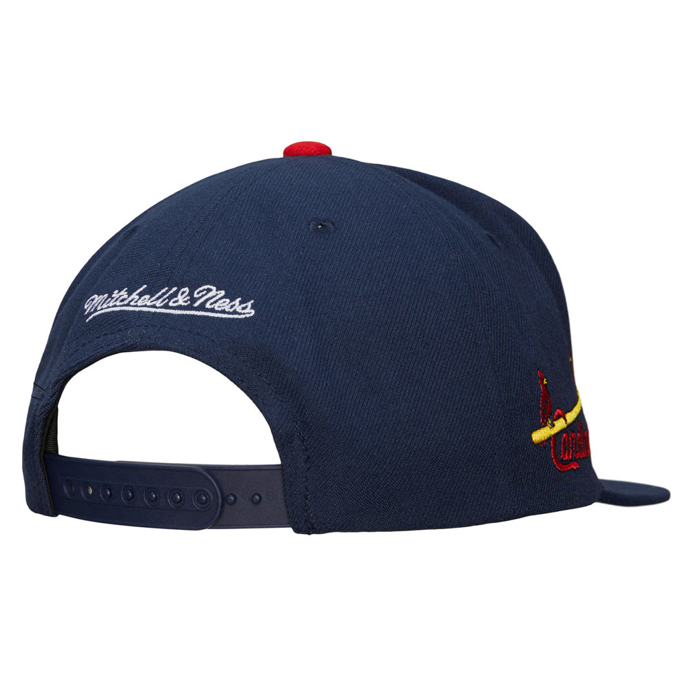 MLB St. Louis Cardinals Mitchell &amp; Ness Cooperstown Logo Snapback