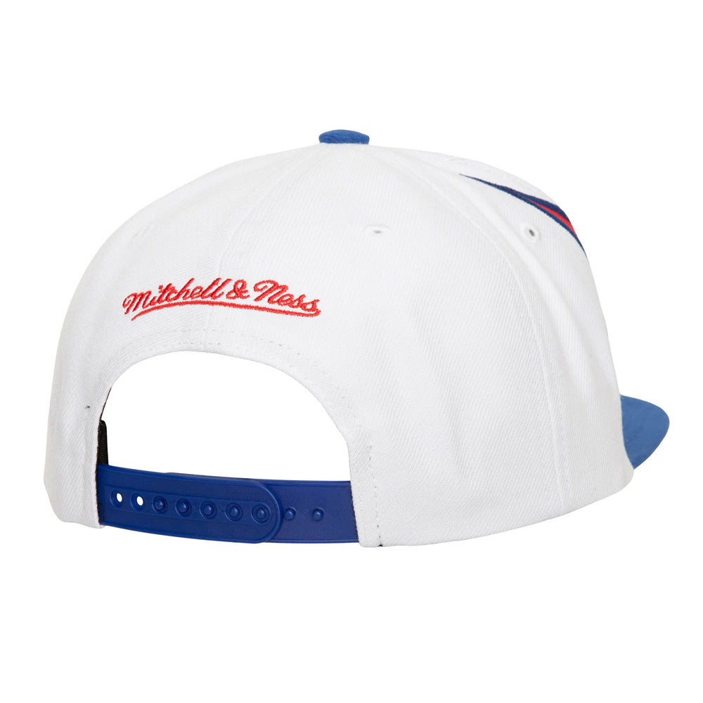 MLB Chicago Cubs Mitchell & Ness Waverunner Snapback Hat - White