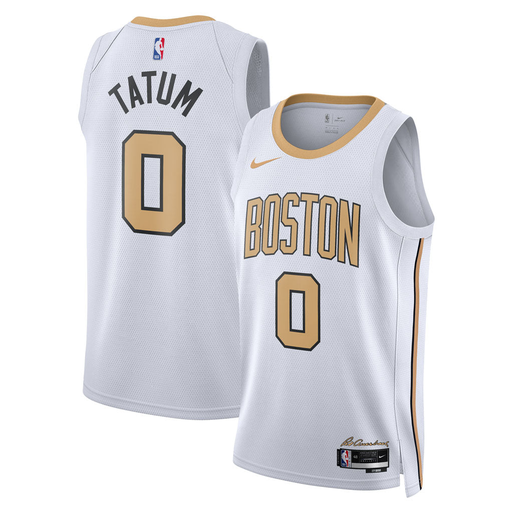 NBA Boston Celtics Jayson Tatum Nike 2025-26 City Edition Swingman Jersey - White