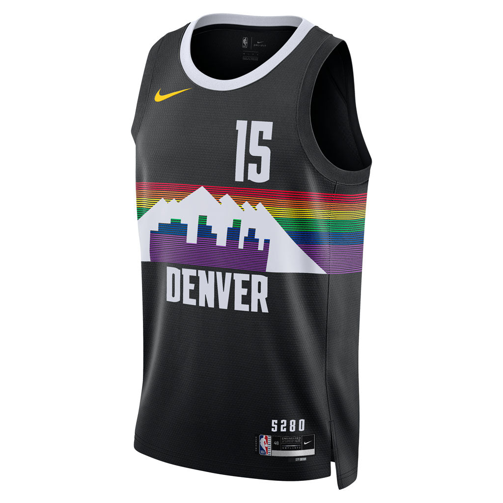 NBA Denver Nuggets Nikola Jokic Nike 2025-26 City Edition Swingman Jersey - Black