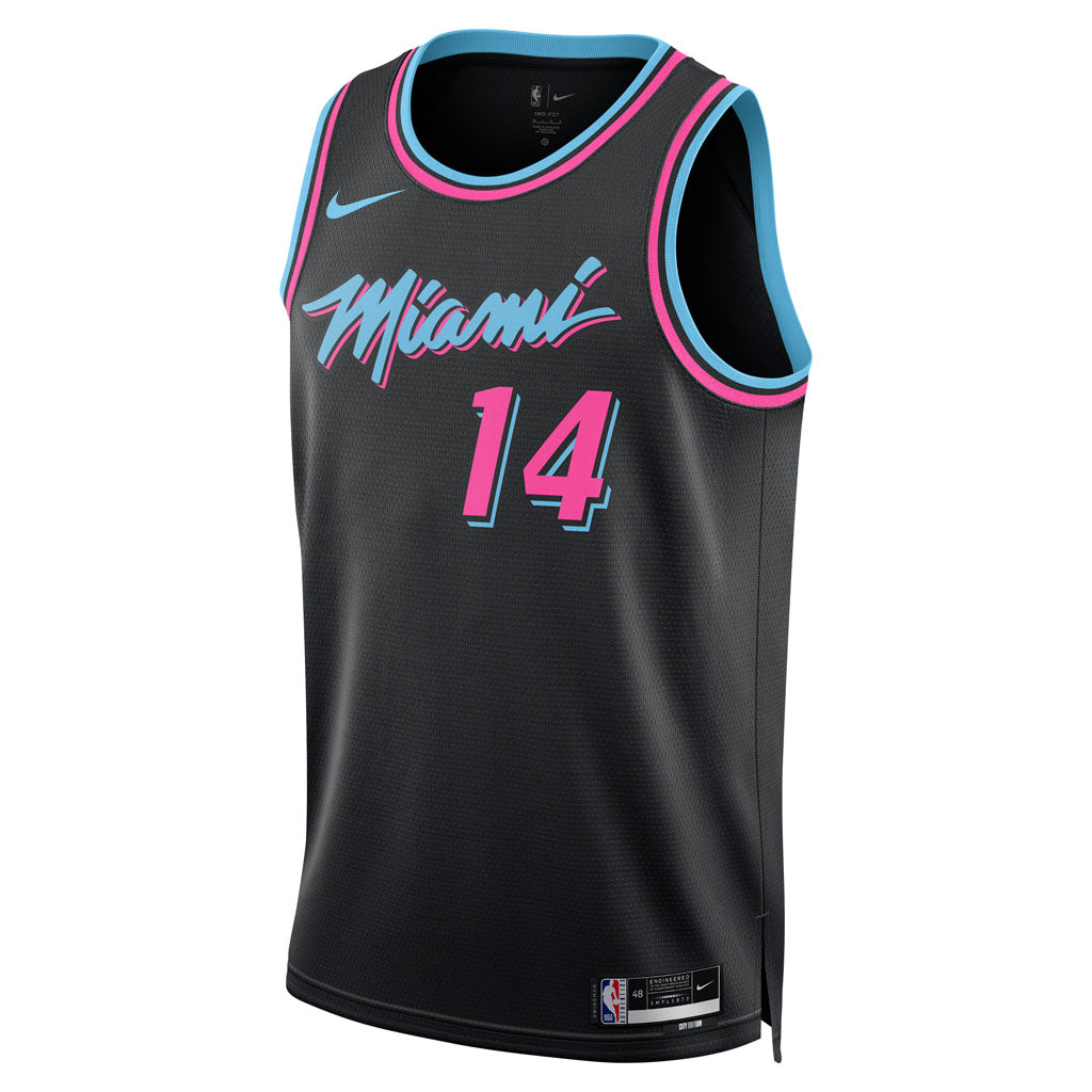 NBA Miami Heat Tyler Herro Nike 2025-26 City Edition Swingman Jersey - Black