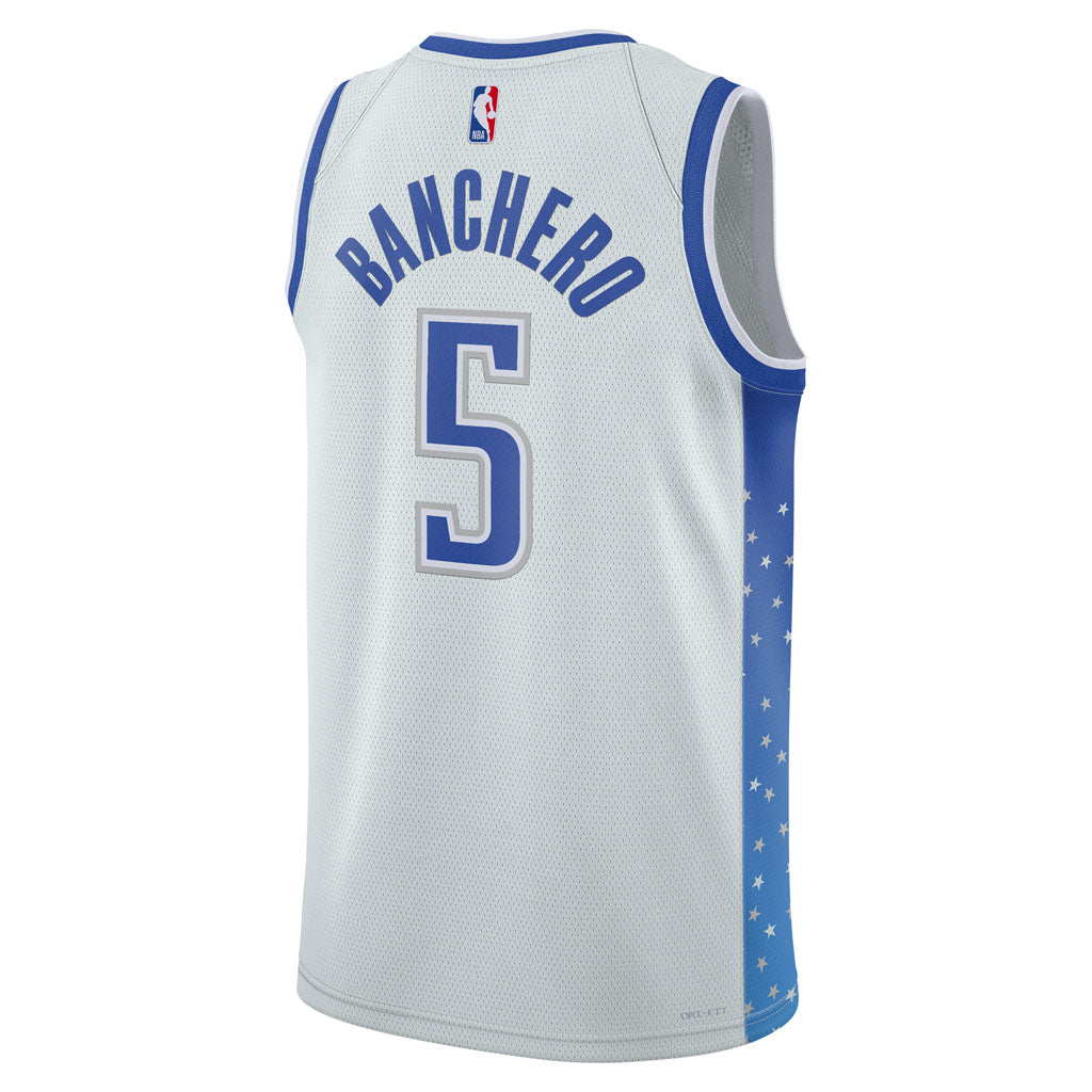 NBA Orlando Magic Paolo Banchero Nike 2025-26 City Edition Swingman Jersey - Gray