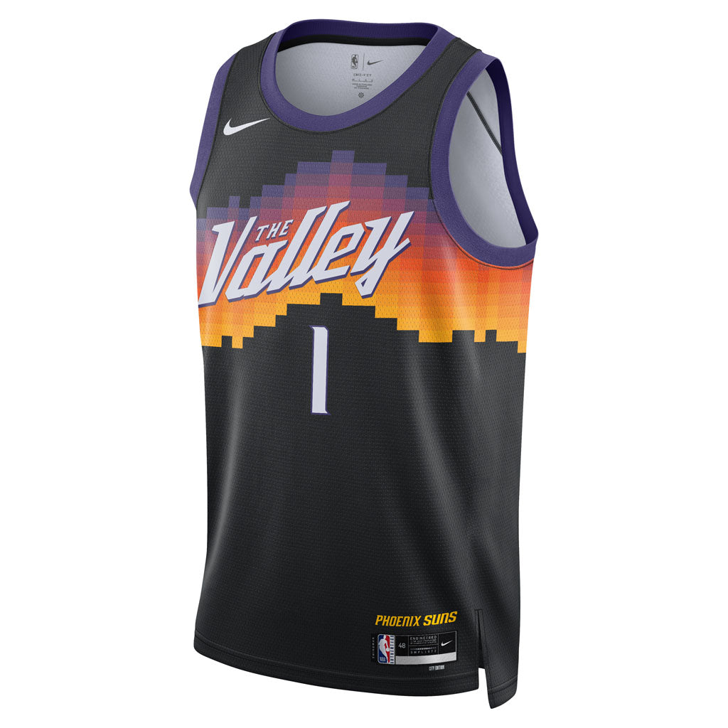 NBA Phoenix Suns Devin Booker Nike 2025-26 City Edition Swingman Jersey - Black